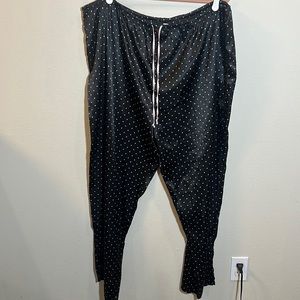 Victoria's Secret PINK Vintage Satin Polka Dot Pajama Pants 3X